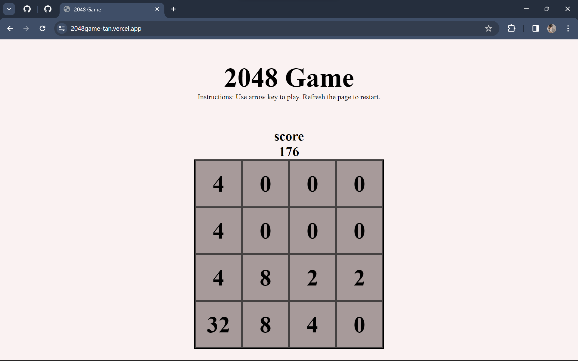 2048 Game